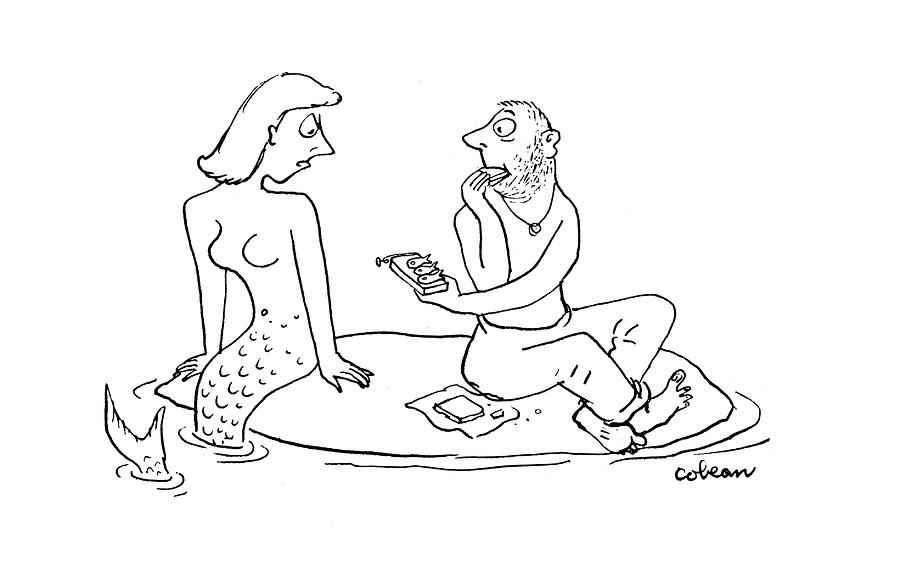 New Yorker August 12th, 1944 Drawing by Sam Cobean