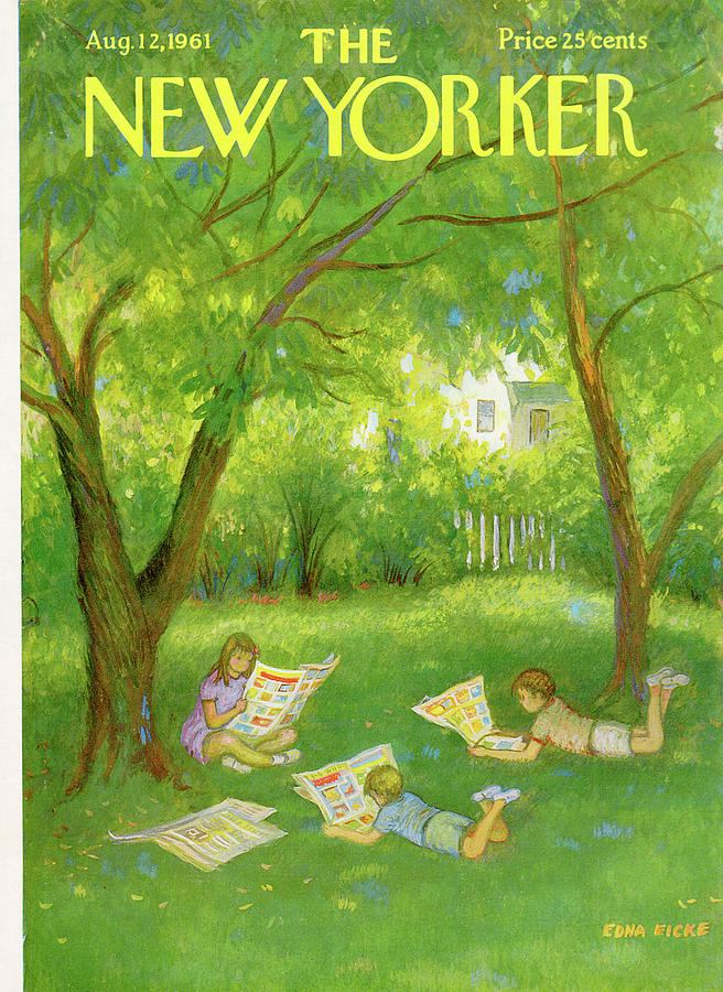New Yorker August 12th, 1961 Painting by Edna Eicke New Yorker August 12th, 1961 Painting by Edna Eicke
