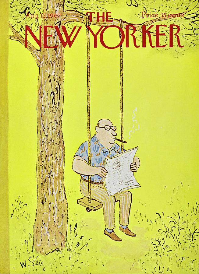 New Yorker August 12th 1967 Painting by William Steig