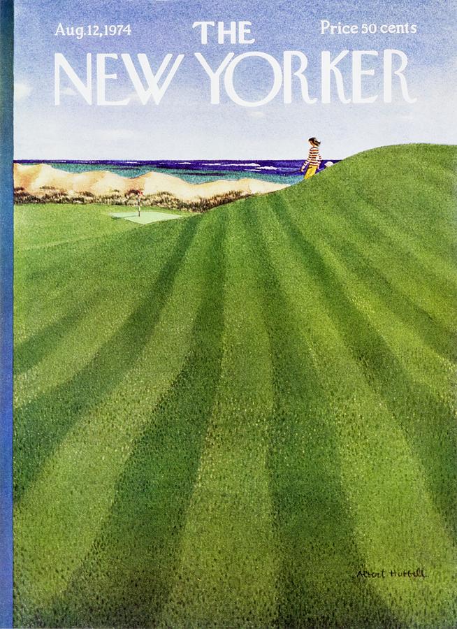 New Yorker August 12th 1974 Painting by Albert Hubbell