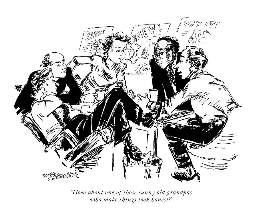 New Yorker August 13th, 1984 Drawing by William Hamilton