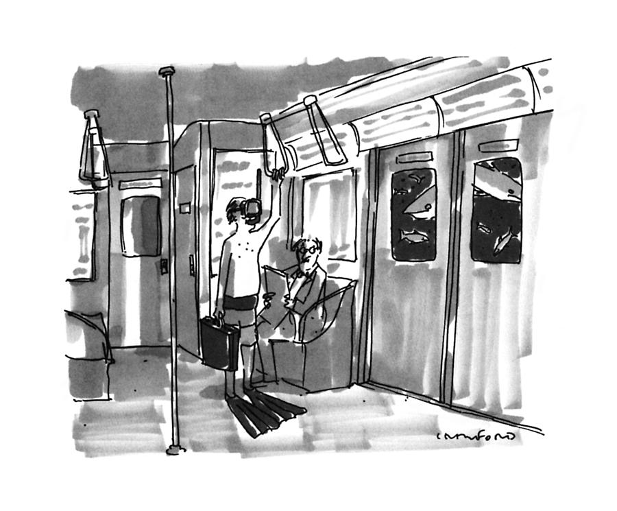 New Yorker August 14th, 1995 Drawing by Michael Crawford