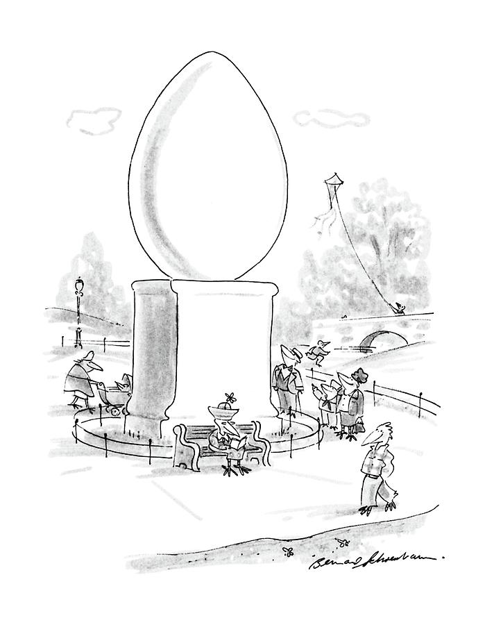 New Yorker August 15th, 1988 Drawing by Bernard Schoenbaum