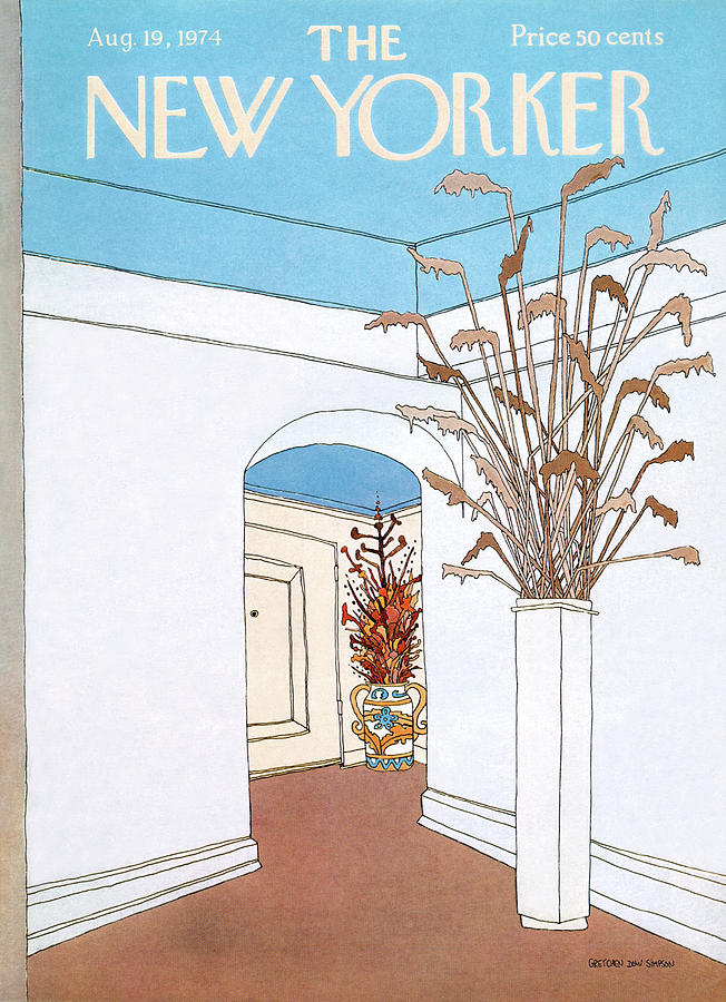 New Yorker August 19th, 1974 Painting by Gretchen Dow Simpson