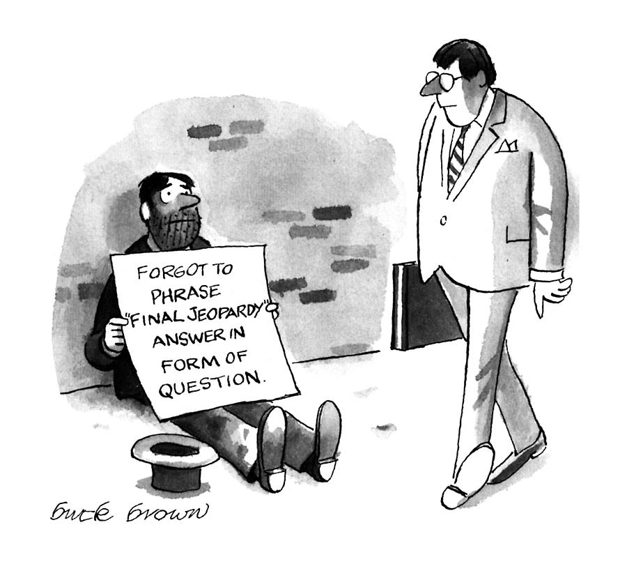 New Yorker August 19th, 1996 Drawing by Buck Brow