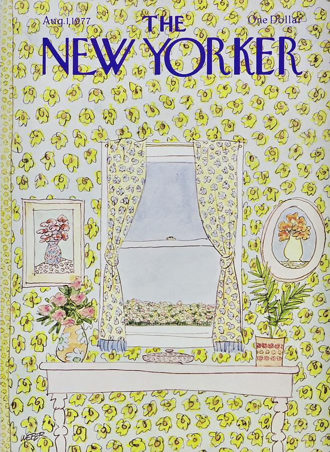 New Yorker August 1st 1977 Painting by Robert Weber