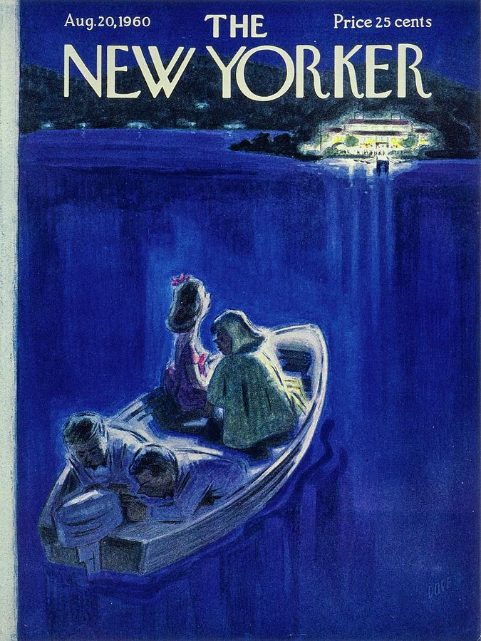 New Yorker August 20th 1960 Painting by Leonard Dove