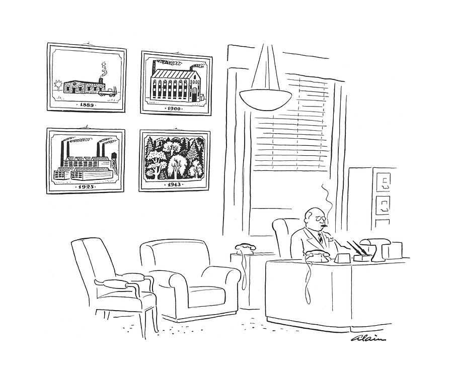 New Yorker August 21st, 1943 Drawing by Alain