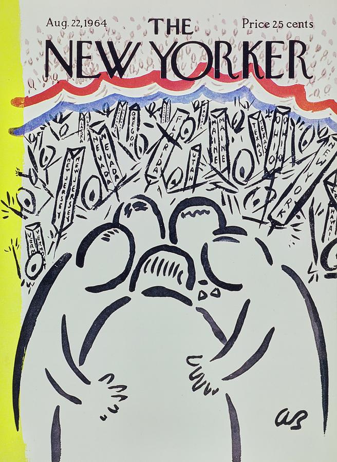 New Yorker August 22nd 1964 Painting by Abe Birnbaum New Yorker August 22nd 1964 Painting by Abe Birnbaum