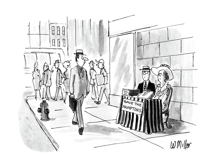 New Yorker August 22nd, 1988 Drawing by Warren Miller