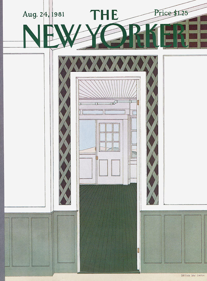 New Yorker August 24th, 1981 Painting by Gretchen Dow Simpson