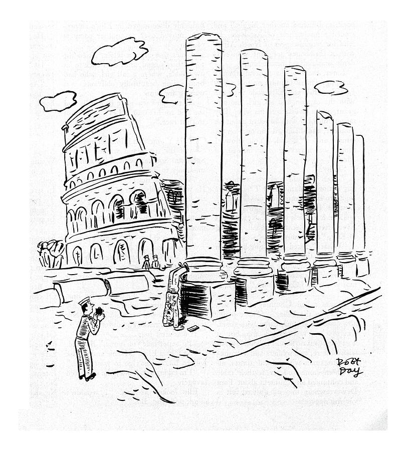New Yorker August 26th, 1944 Drawing by Robert J. Day
