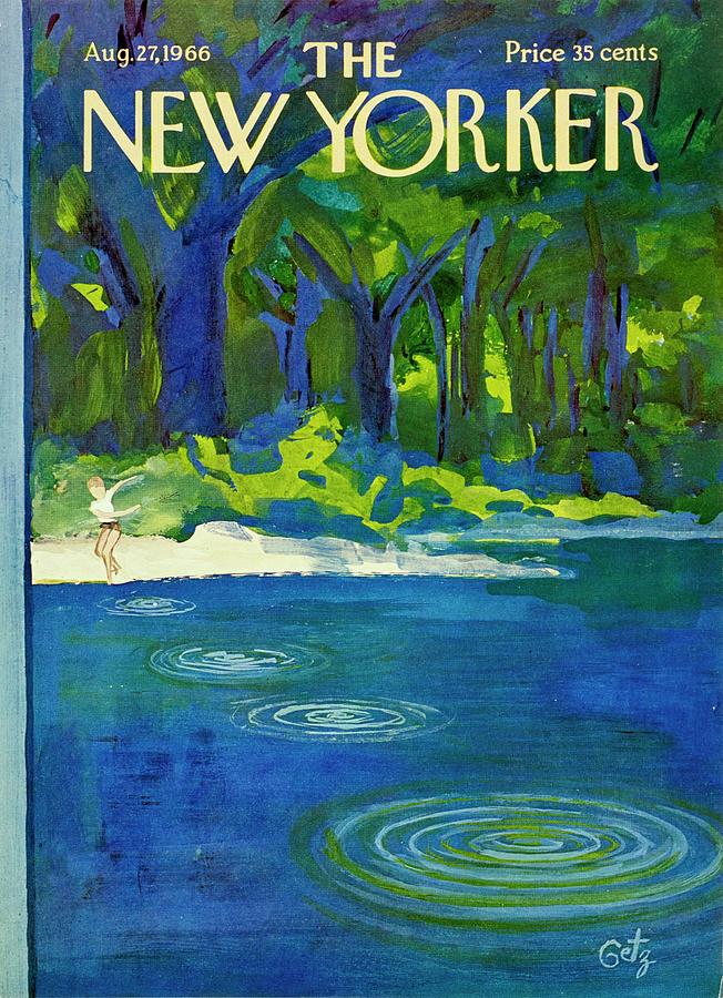 New Yorker August 27th 1966 Painting by Arthur Getz