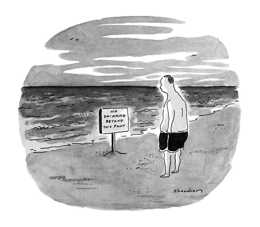 New Yorker August 27th, 1990 Drawing by Danny Shanahan New Yorker August 27th, 1990 Drawing by Danny Shanahan