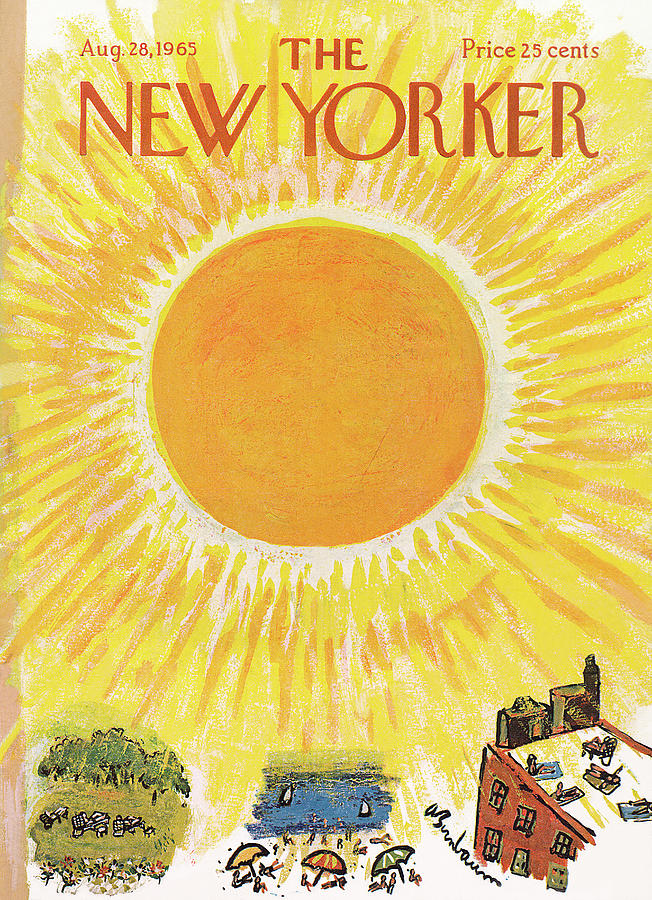 New Yorker August 28th, 1965 Painting by Abe Birnbaum New Yorker August 28th, 1965 Painting by Abe Birnbaum