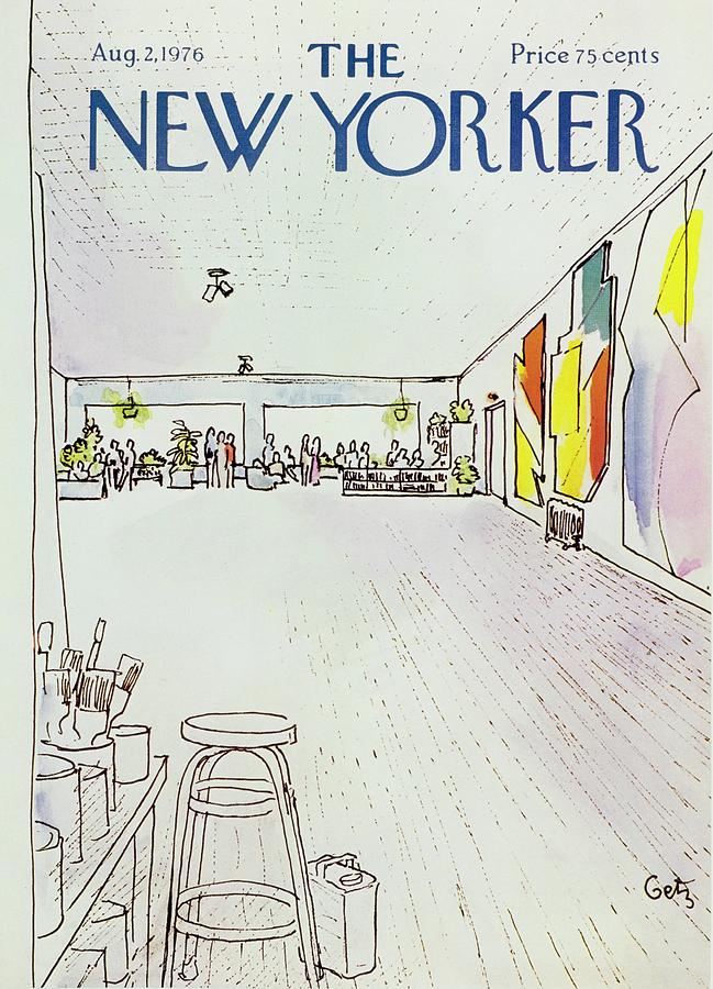 New Yorker August 2nd 1976 Painting by Arthur Getz
