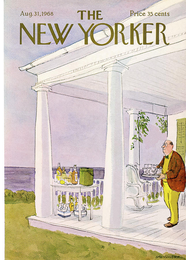 New Yorker August 31st, 1968 Painting by James Stevenson