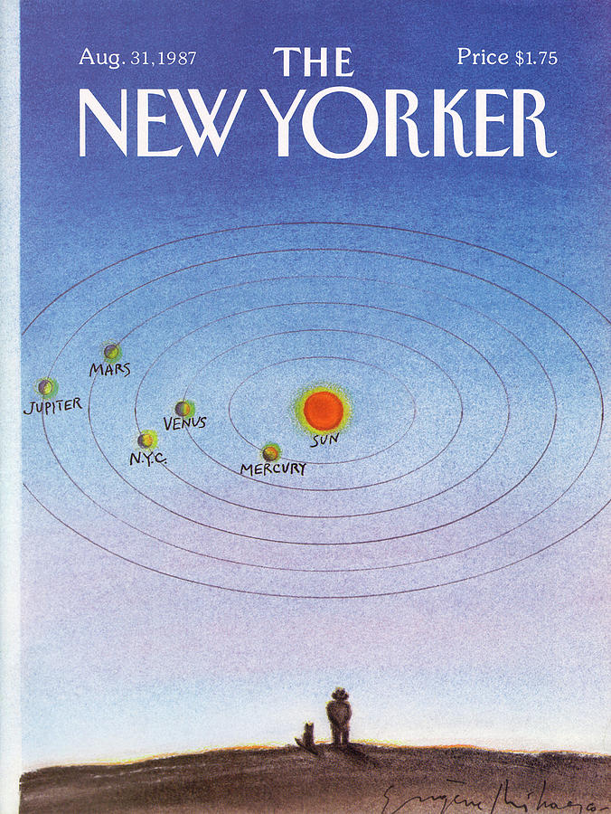 New Yorker August 31st, 1987 Painting by Eugene Mihaesco