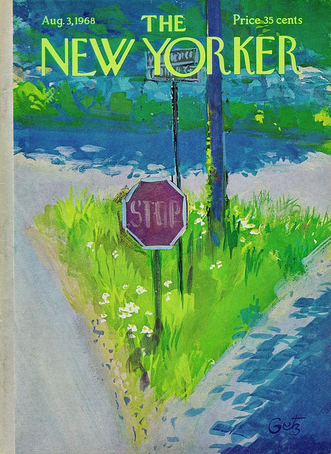 New Yorker August 3rd 1968 Painting by Arthur Getz