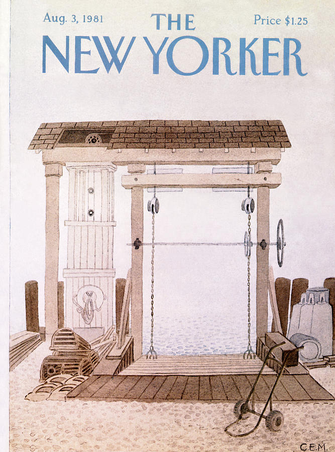 New Yorker August 3rd, 1981 Painting by Charles E Martin