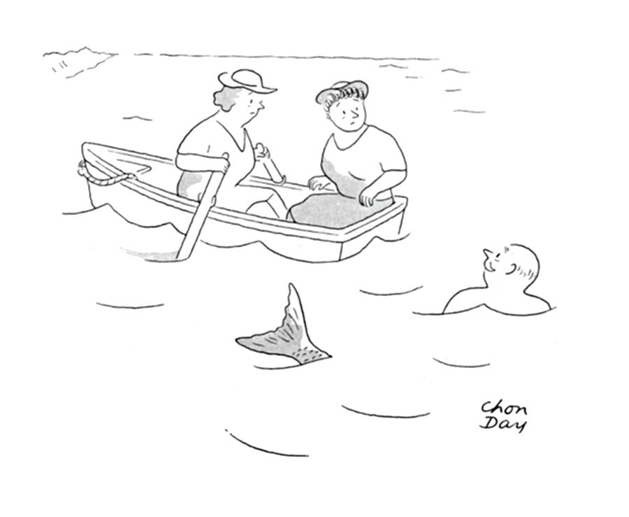 New Yorker August 5th, 1944 Drawing by Chon Day