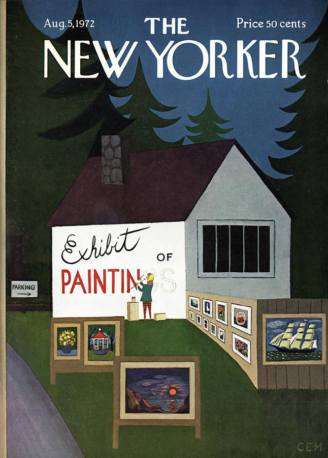 New Yorker August 5th, 1972 Painting by Charles E Martin New Yorker August 5th, 1972 Painting by Charles E Martin