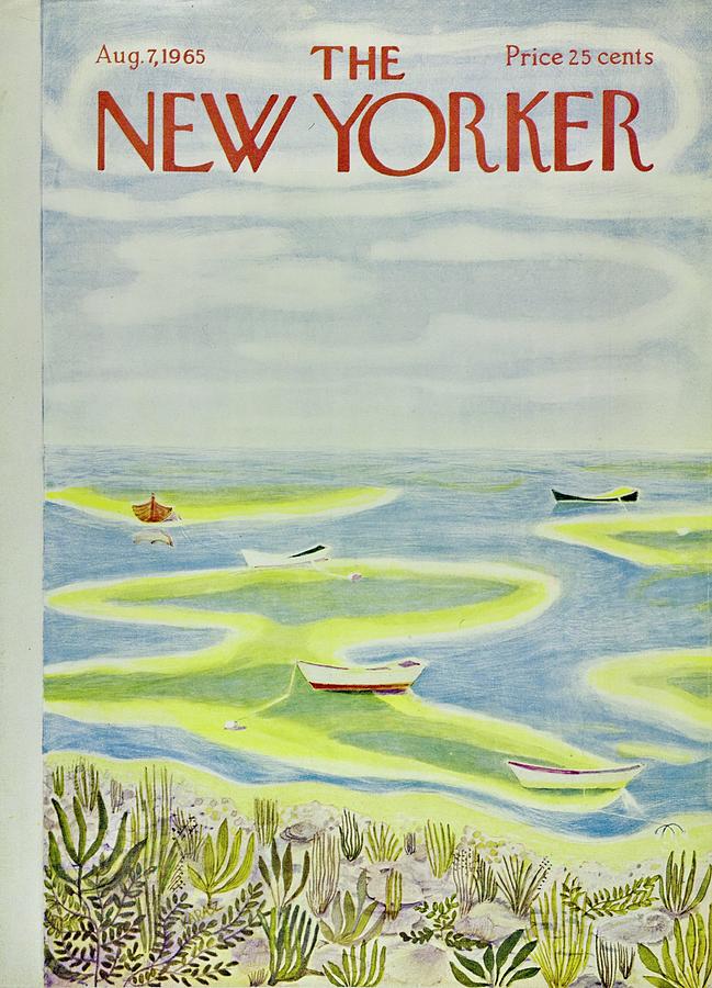 New Yorker August 7th 1965 Painting by Ilonka Karasz