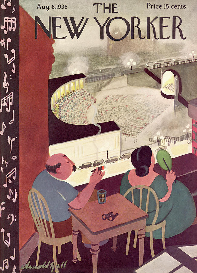 New Yorker August 8, 1936 Painting by Arnold Hall