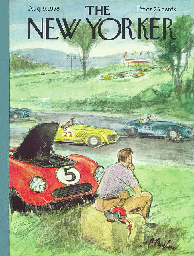 New Yorker August 9th, 1958 Painting by Perry Barlow New Yorker August 9th, 1958 Painting by Perry Barlow