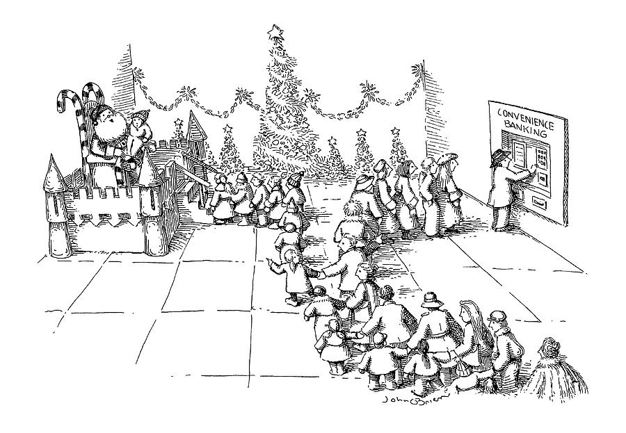 New Yorker December 10th, 1990 Drawing by John OBrien New Yorker December 10th, 1990 Drawing by John OBrien