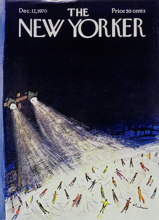 New Yorker December 12th 1970 Painting by Aaron Birnbaum New Yorker December 12th 1970 Painting by Aaron Birnbaum