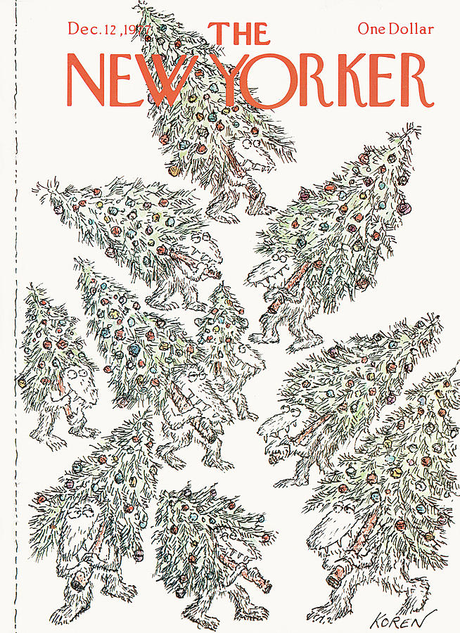 New Yorker December 12th, 1977 Painting by Edward Koren