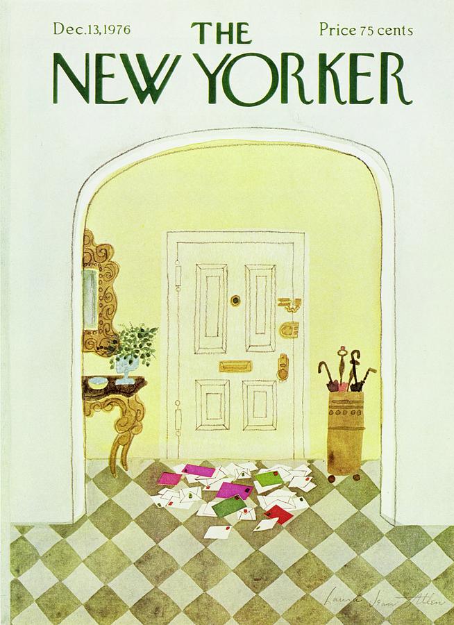 New Yorker December 13th 1976 Painting by Laura Jean Allen