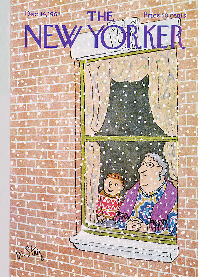 New Yorker December 14th, 1968 Painting by William Steig