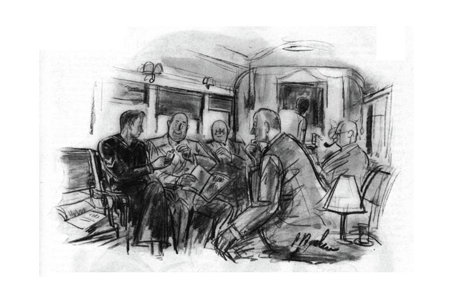 New Yorker December 16th, 1944 Drawing by Perry Barlow