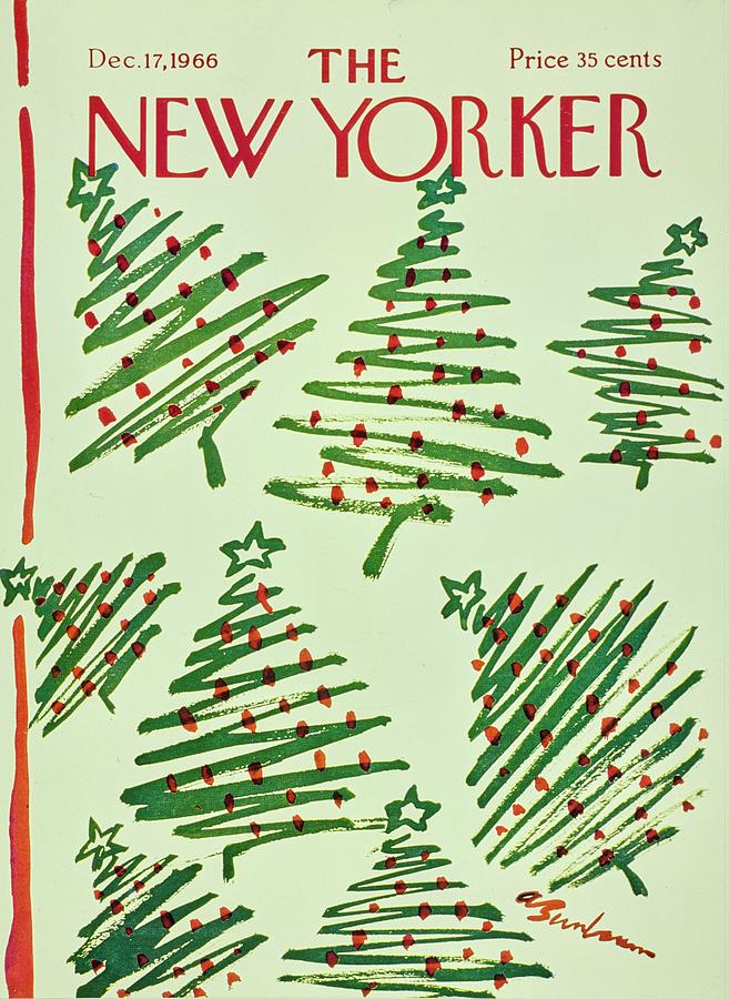 New Yorker December 17th 1966 Painting by Aaron Birnbaum New Yorker December 17th 1966 Painting by Aaron Birnbaum