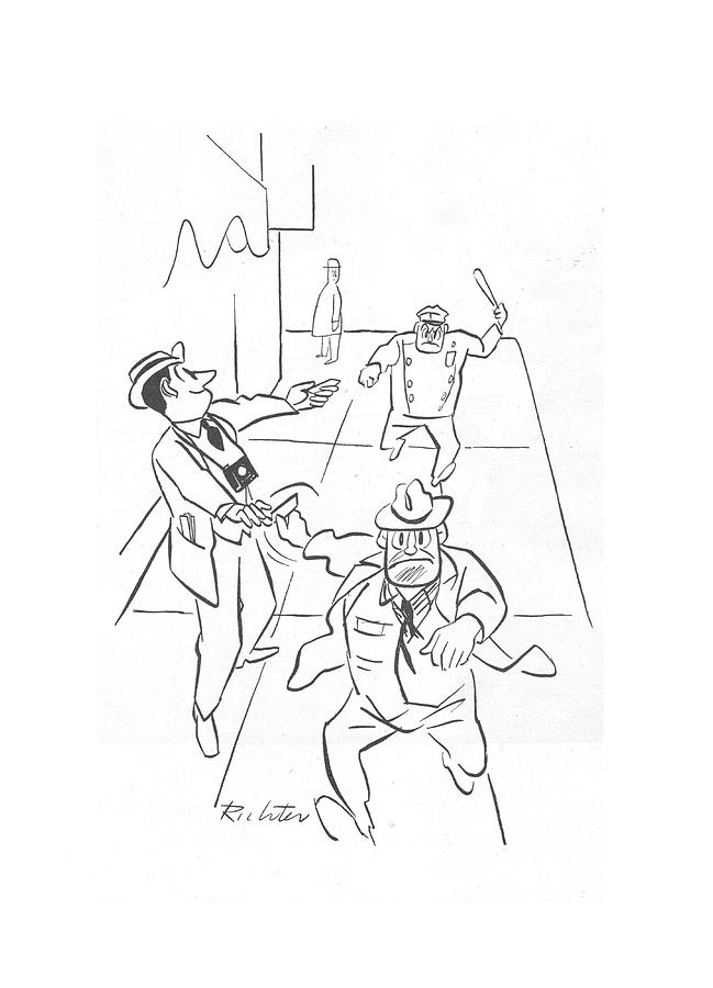 New Yorker December 18th, 1943 Drawing by Mischa Richter