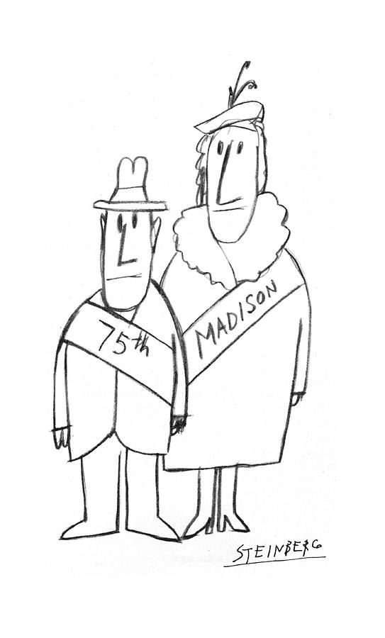 New Yorker December 1st, 1975 Drawing by Saul Steinberg