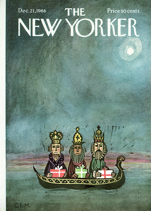 New Yorker December 21st, 1968 Painting by Charles E Martin