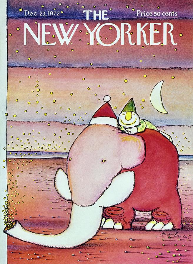 New Yorker December 23rd 1972 Painting by Andre Francois