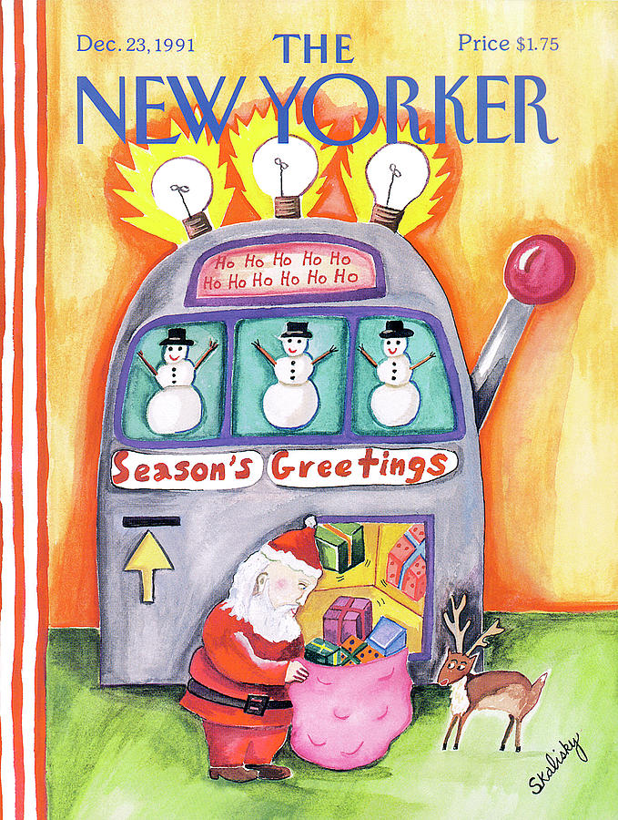 New Yorker December 23rd, 1991 Painting by Stephanie Skalisk
