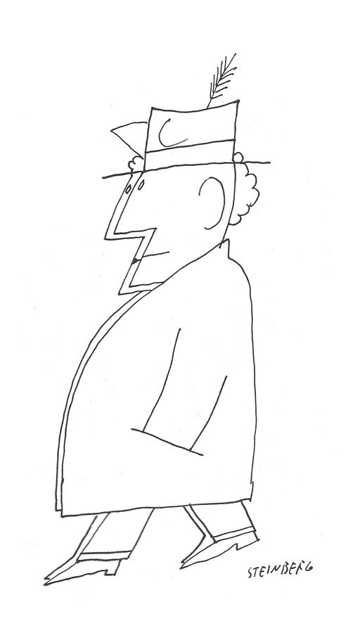 New Yorker December 24th, 1955 Drawing by Saul Steinberg