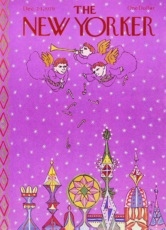 New Yorker December 24th 1979 Painting by William Steig