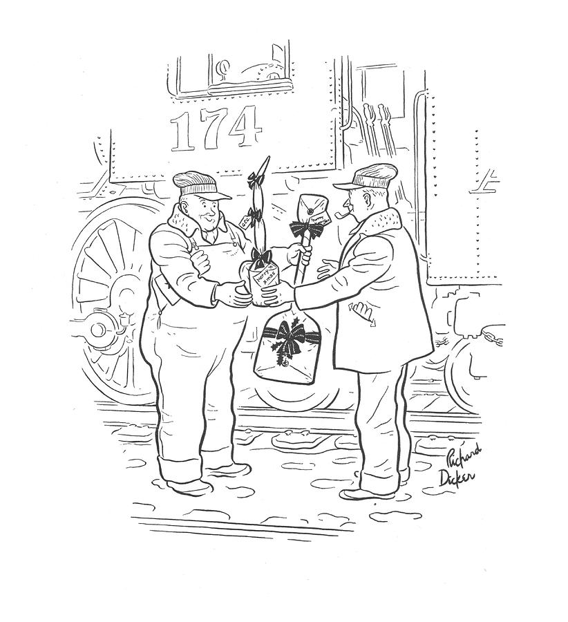 New Yorker December 26th, 1942 Drawing by Richard Decker