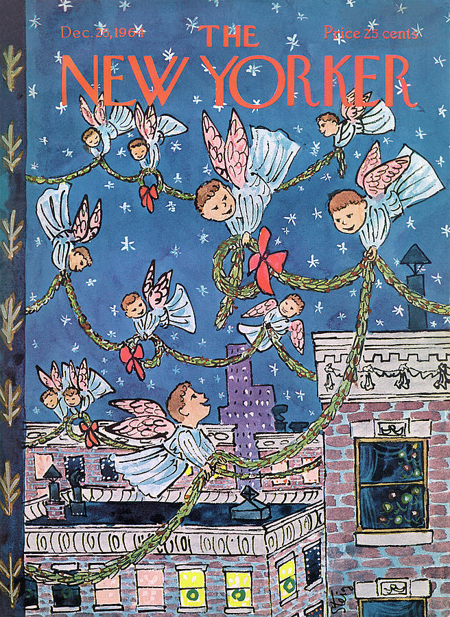 New Yorker December 26th, 1964 Painting by William Steig