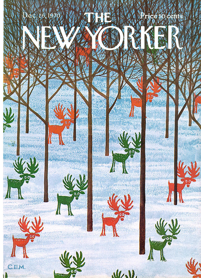New Yorker December 26th, 1970 Painting by Charles E Martin