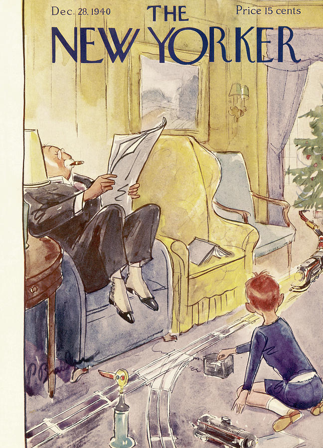 New Yorker December 28, 1940 Painting by Perry Barlow