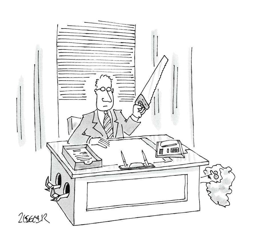 New Yorker December 28th, 1987 Drawing by Jack Ziegler New Yorker December 28th, 1987 Drawing by Jack Ziegler