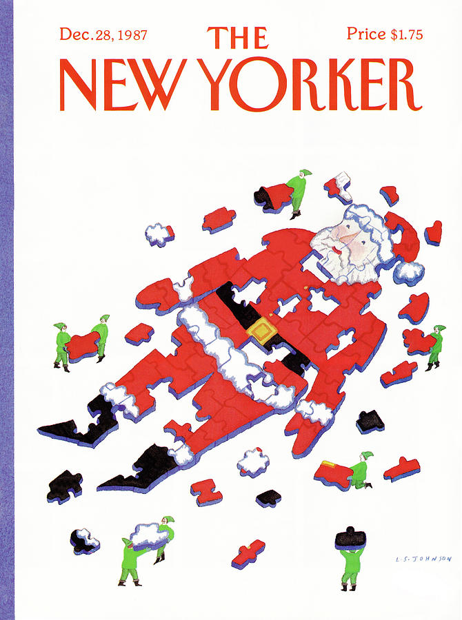 New Yorker December 28th, 1987 Painting by Lonni Sue Johnson New Yorker December 28th, 1987 Painting by Lonni Sue Johnson