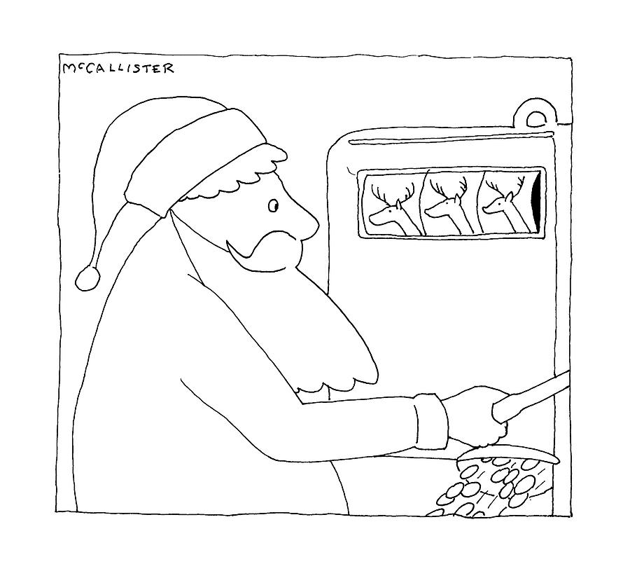 New Yorker December 28th, 1992 Drawing by Richard McCallister New Yorker December 28th, 1992 Drawing by Richard McCallister